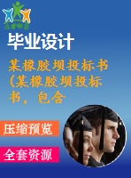 某橡膠壩投標(biāo)書(shū)(某橡膠壩投標(biāo)書(shū)，包含： 單價(jià)分析 工程量 施工機(jī)械 施工組織 投標(biāo)合同等等)