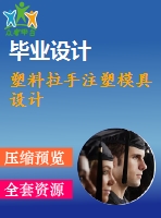 塑料拉手注塑模具設計