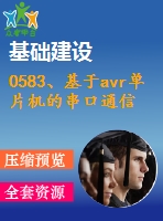 0583、基于avr單片機(jī)的串口通信