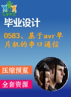 0583、基于avr單片機(jī)的串口通信